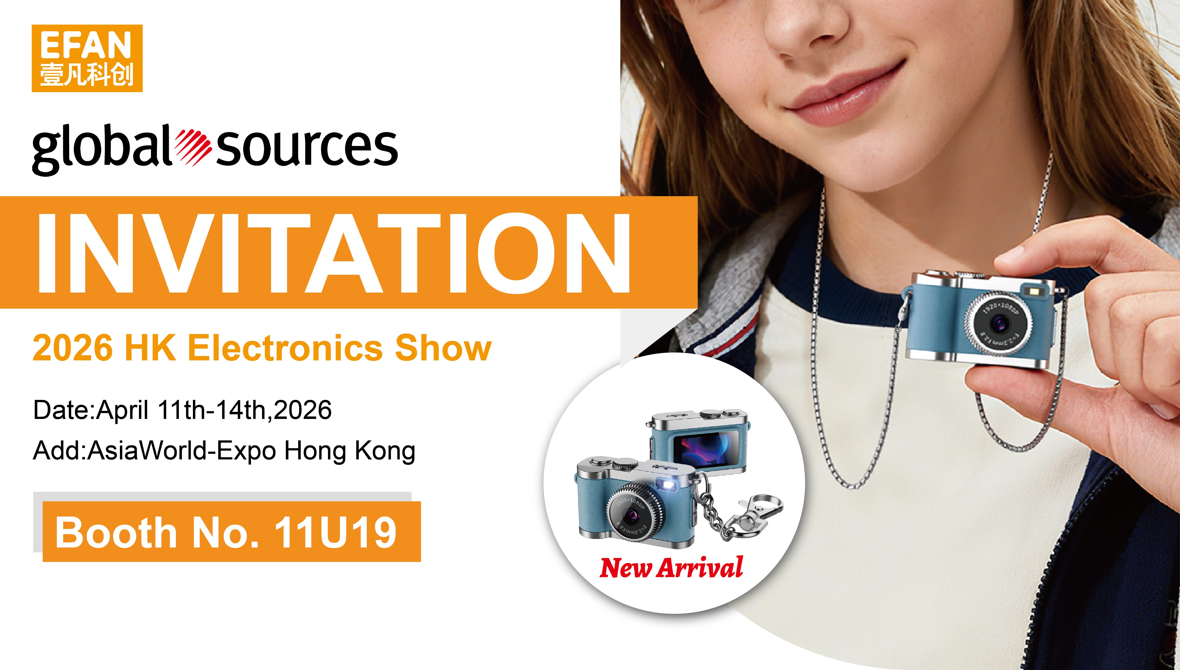 HK Global Sources 2026: Strop by EFAN for Camera Products