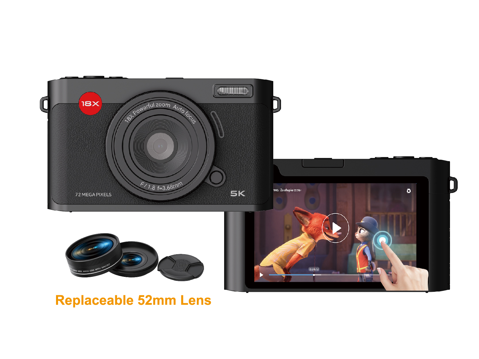 EF25204 Retro Digital Camera